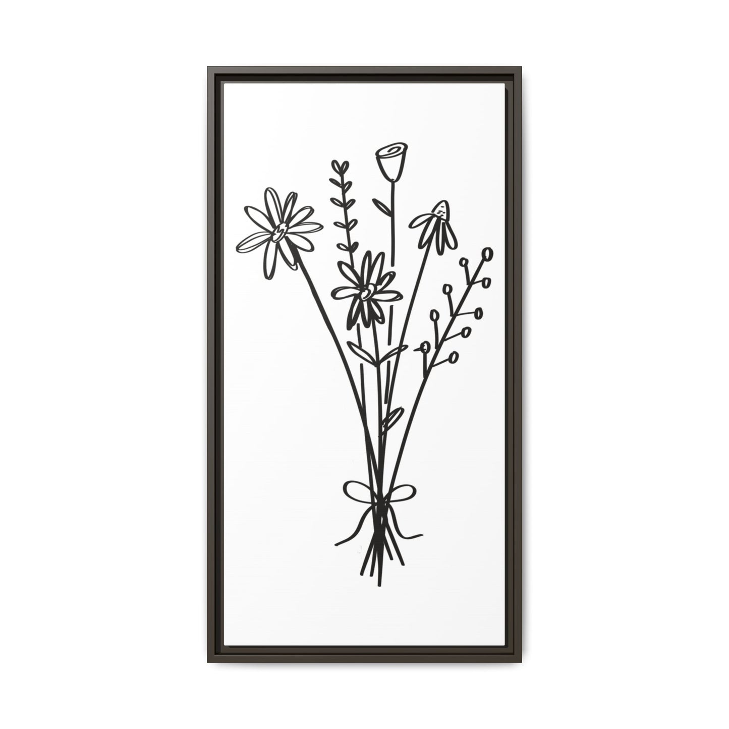 Framed Flower Canvas