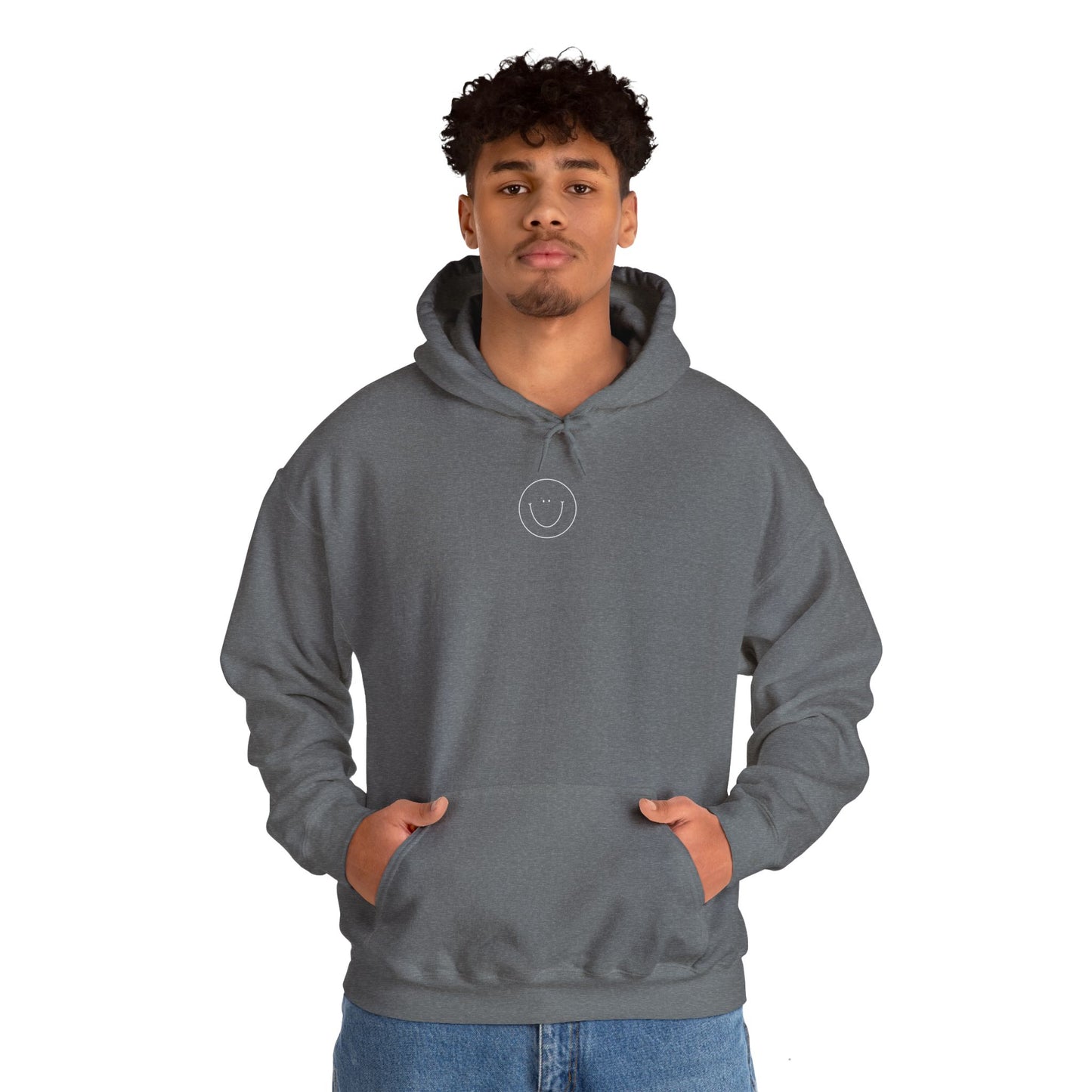 Smiley Hoodie (White Logo)