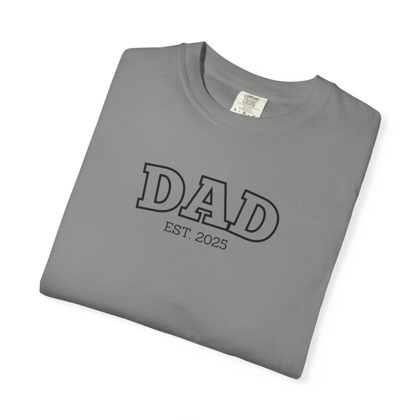 Personalized Dad T-Shirt - Black Logo