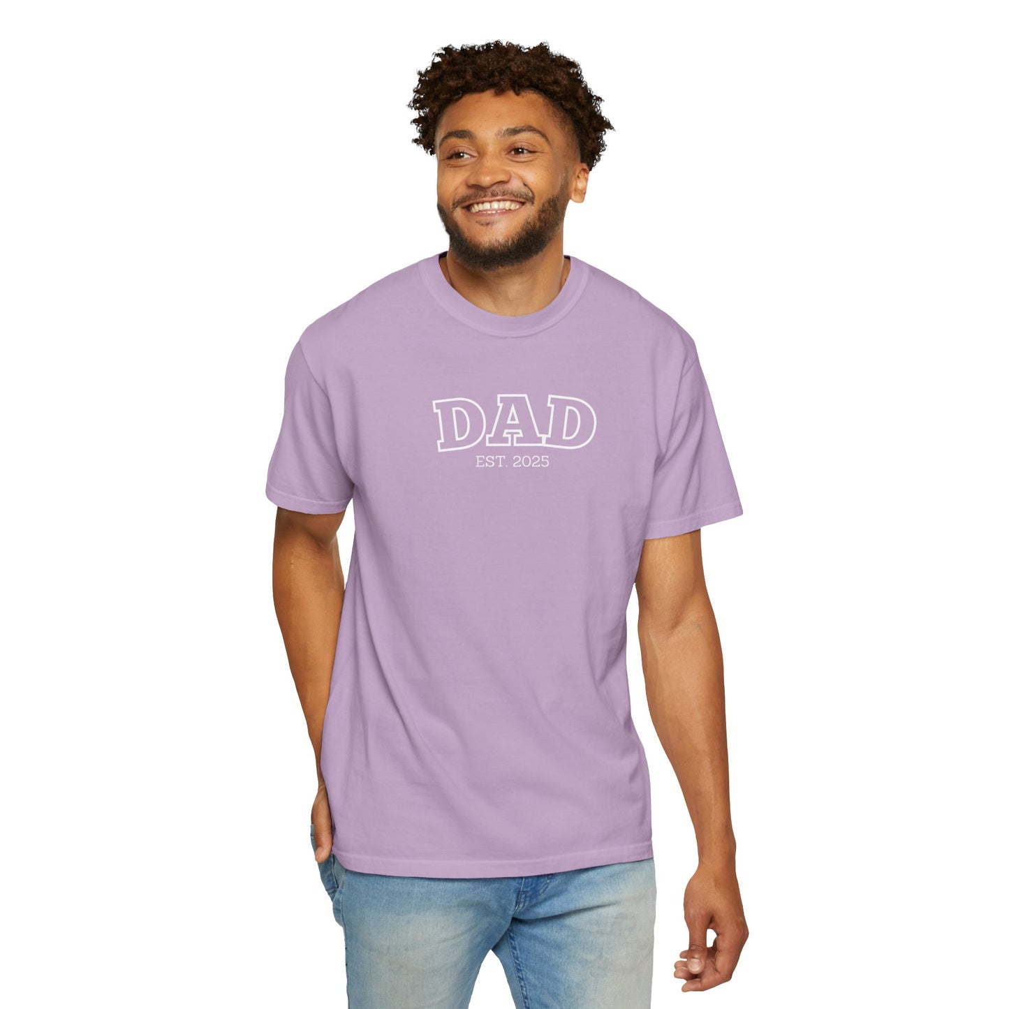 Personalized Dad T-Shirt - White Logo
