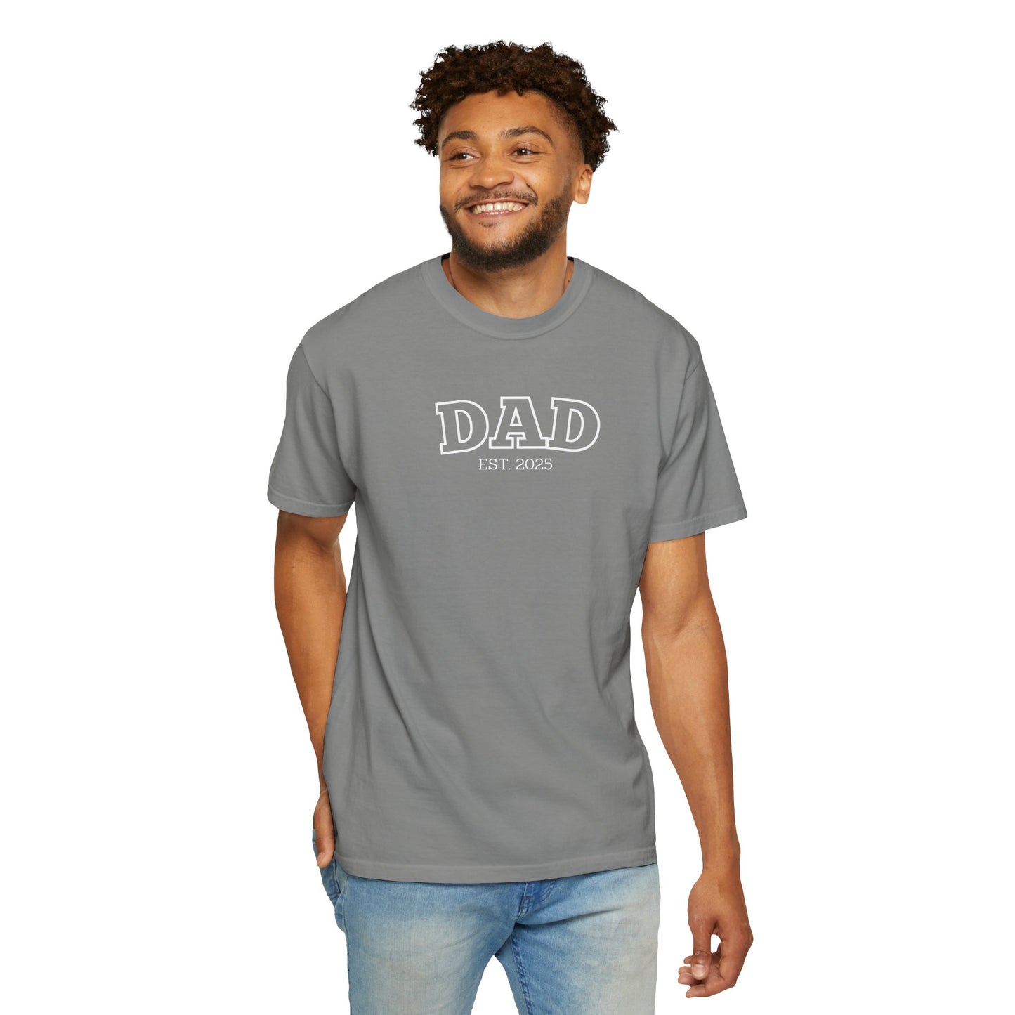 Personalized Dad T-Shirt - White Logo