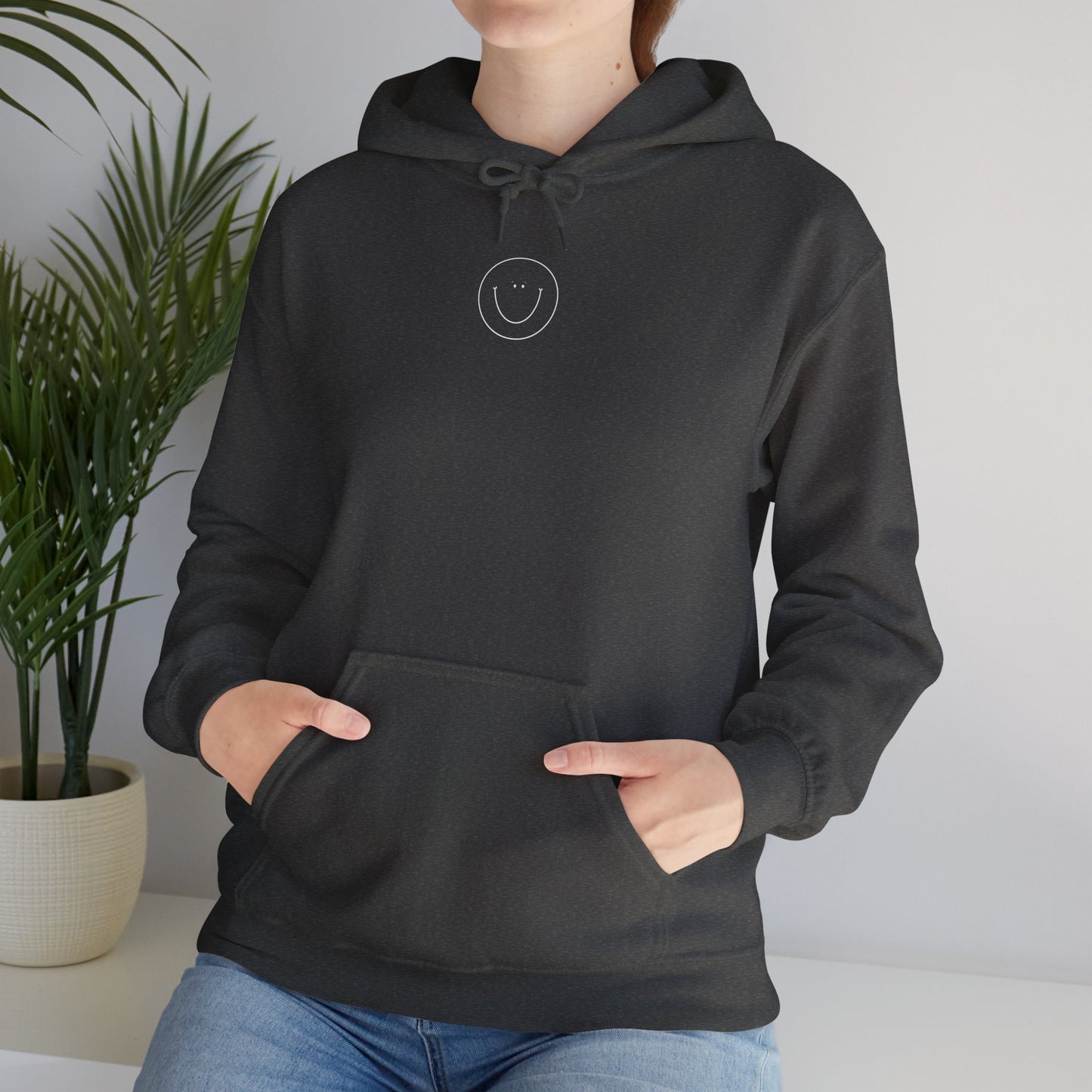 Smiley Hoodie (White Logo)