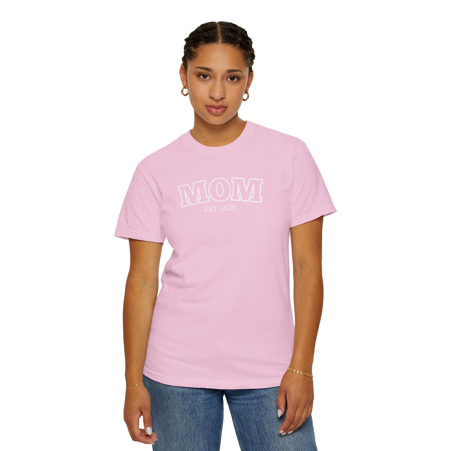 Personalized Mom T-shirt - White Logo