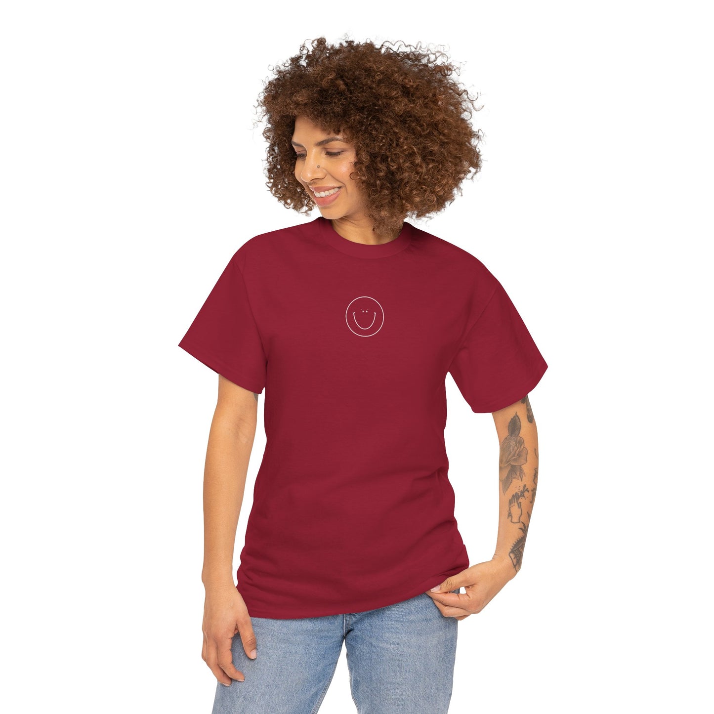 Smiley Tee (White Logo)