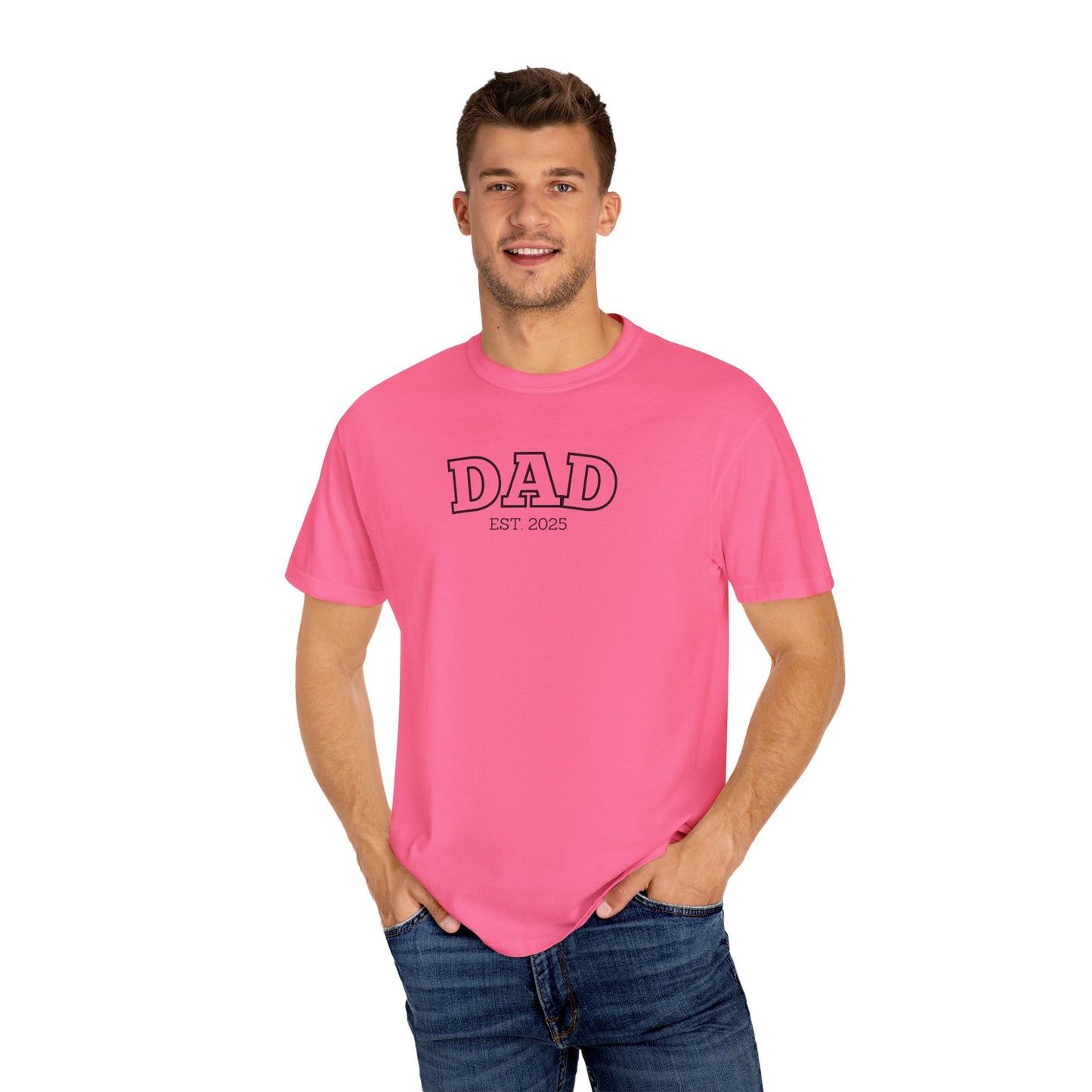 Personalized Dad T-Shirt - Black Logo