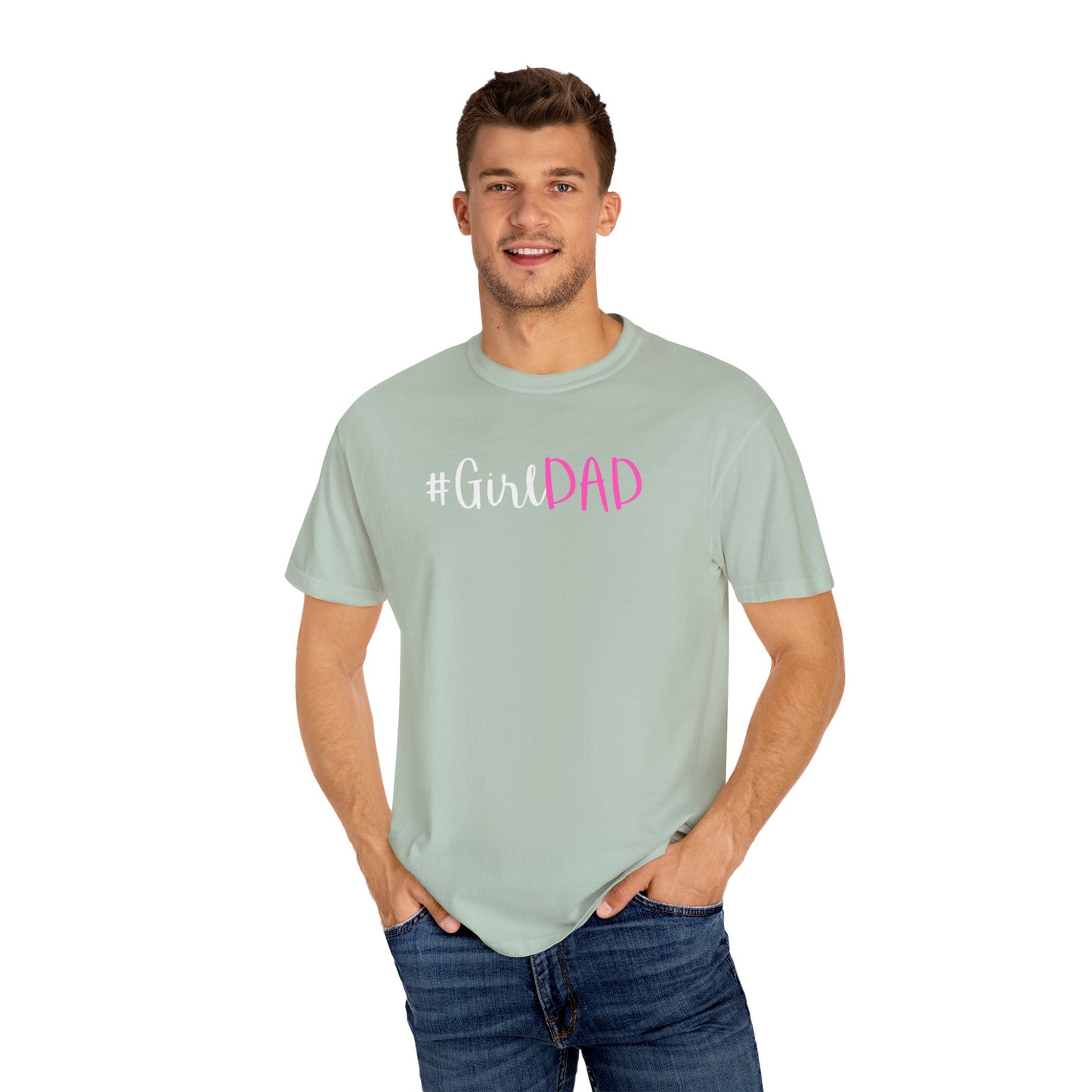 #GirlDad T-shirt - White Logo