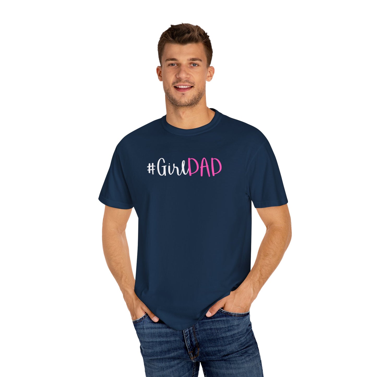 #GirlDad T-shirt - White Logo