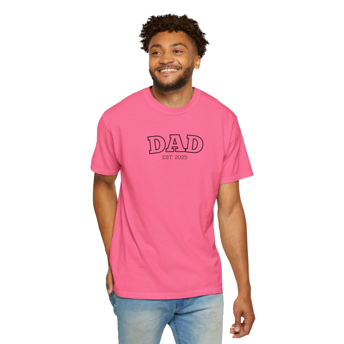 Personalized Dad T-Shirt - Black Logo