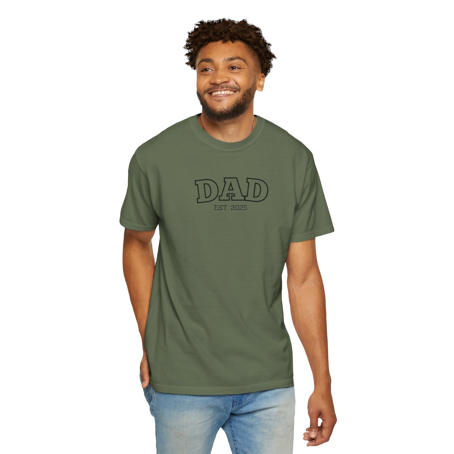 Personalized Dad T-Shirt - Black Logo