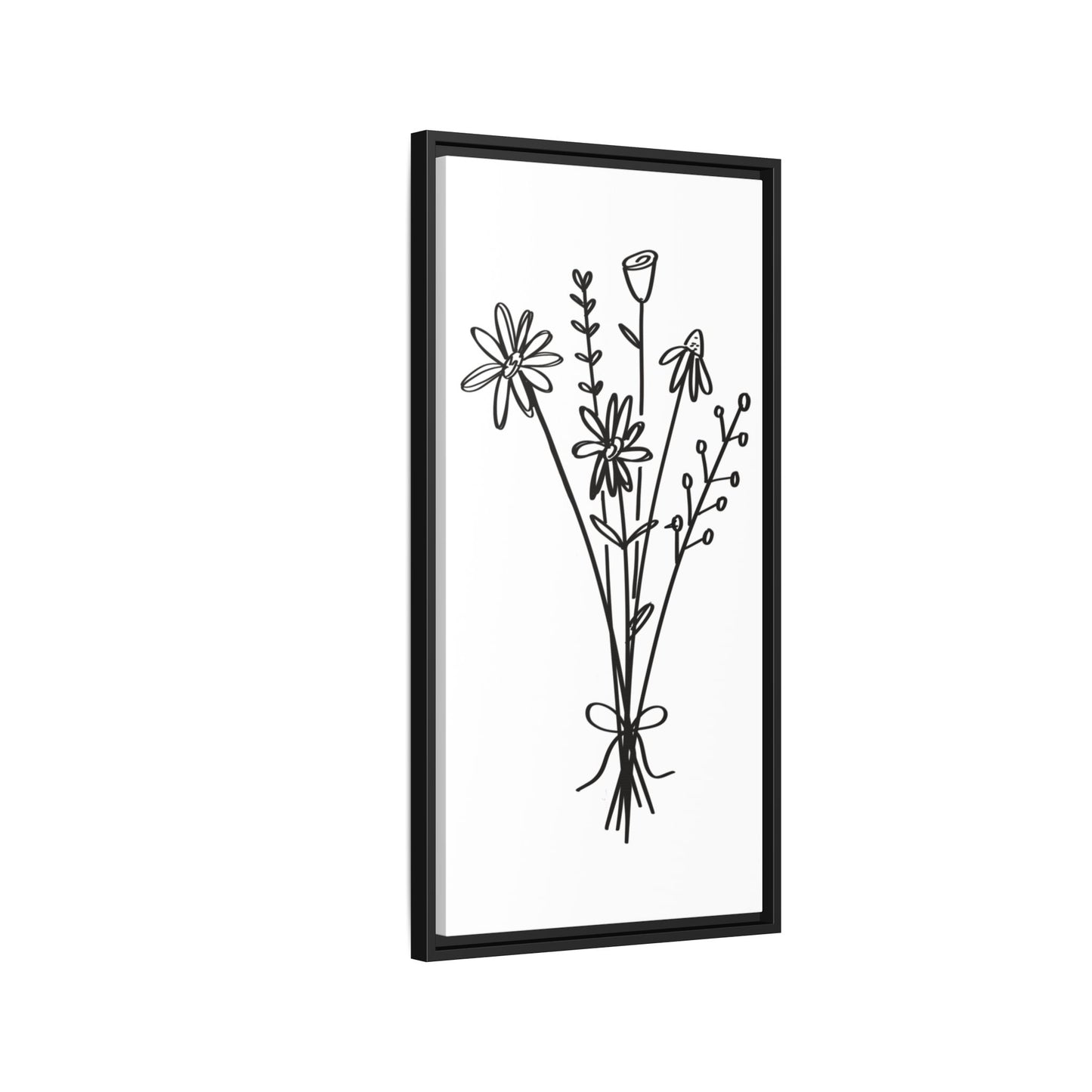 Framed Flower Canvas