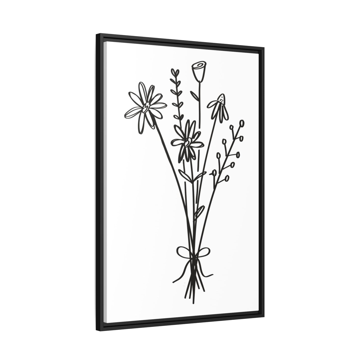 Framed Flower Canvas