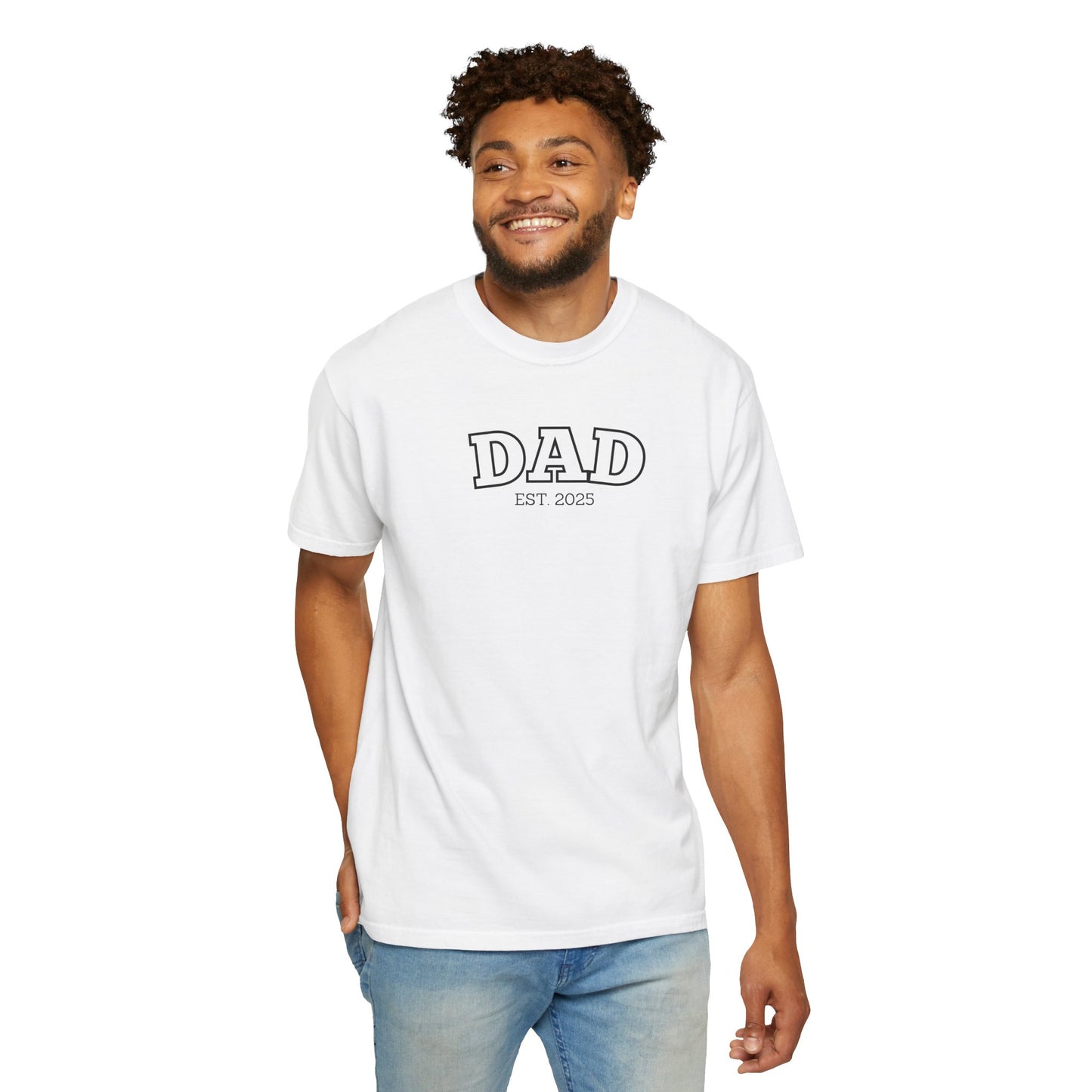 Personalized Dad T-Shirt - Black Logo