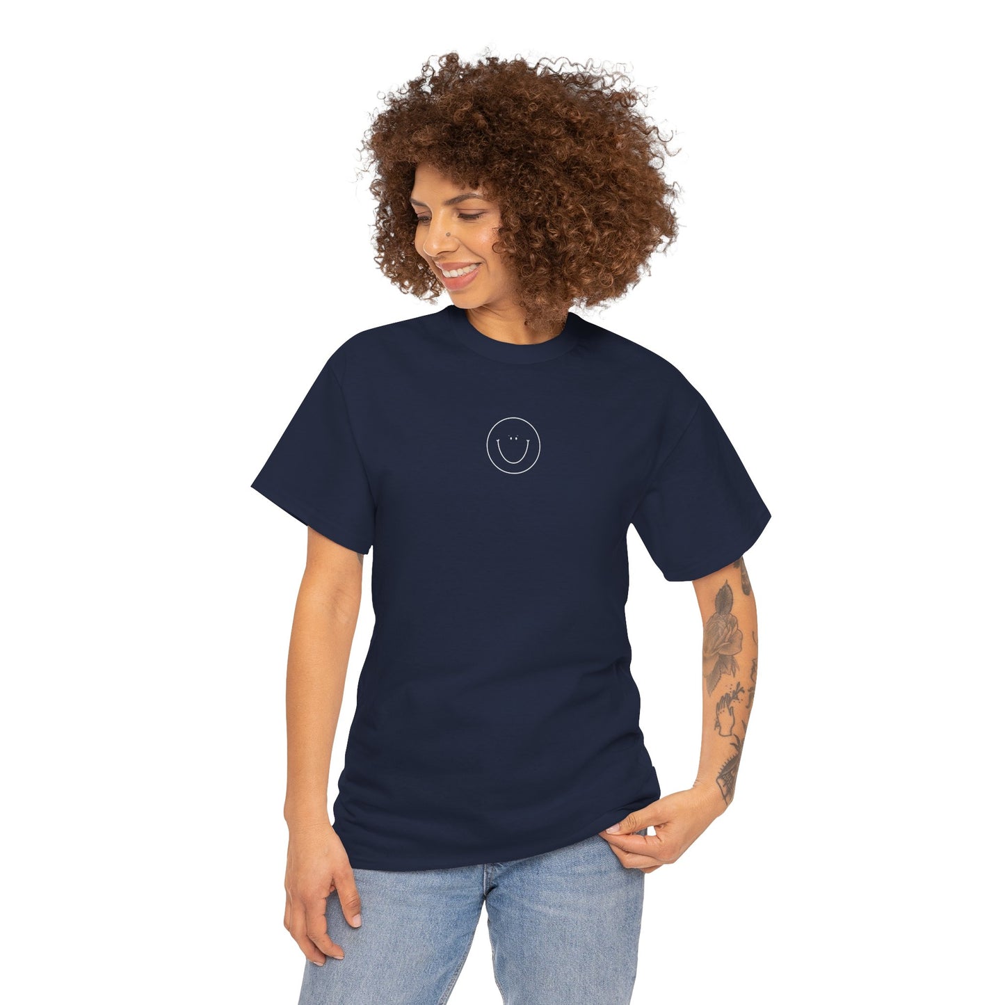 Smiley Tee (White Logo)