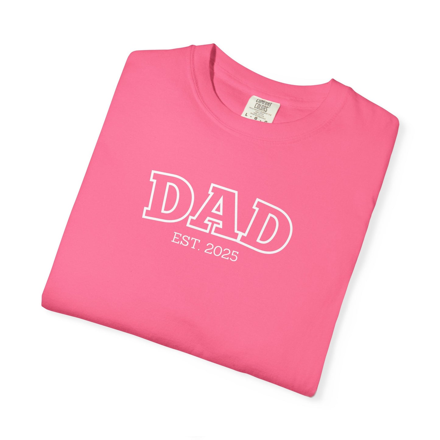 Personalized Dad T-Shirt - White Logo
