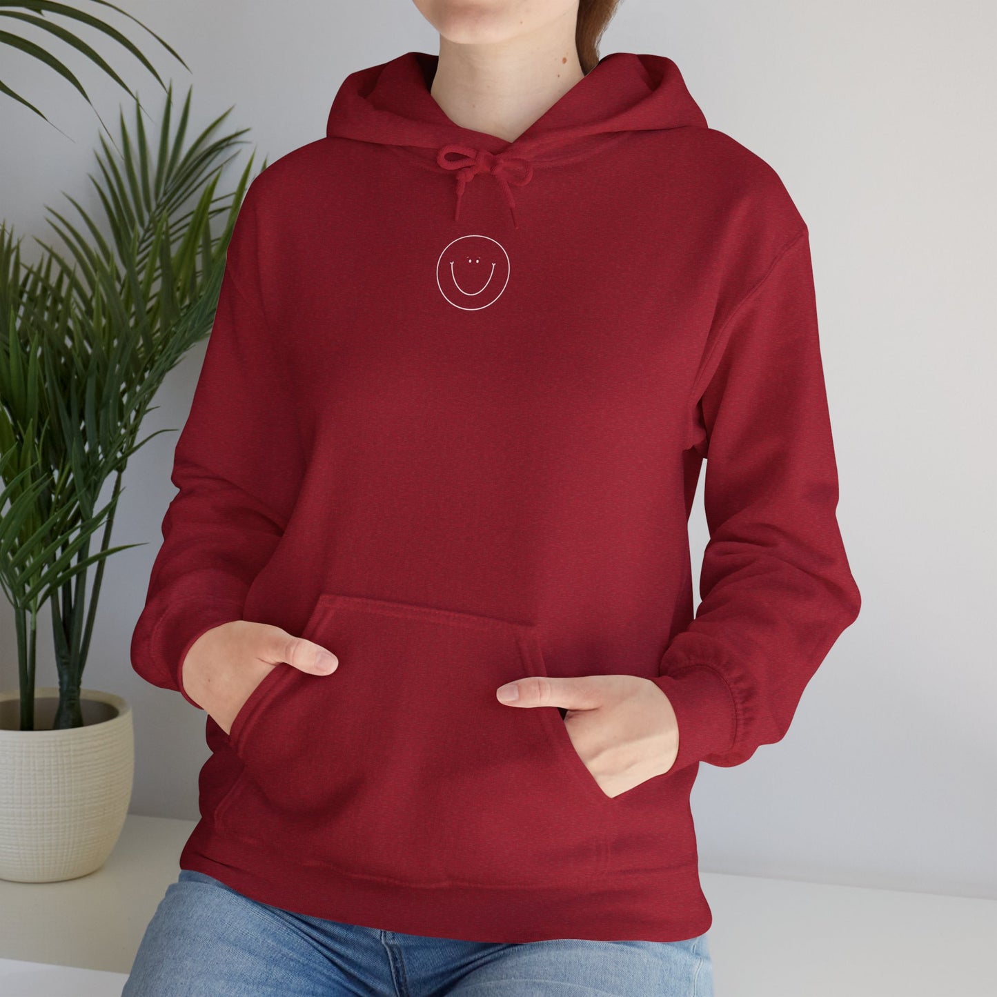 Smiley Hoodie (White Logo)