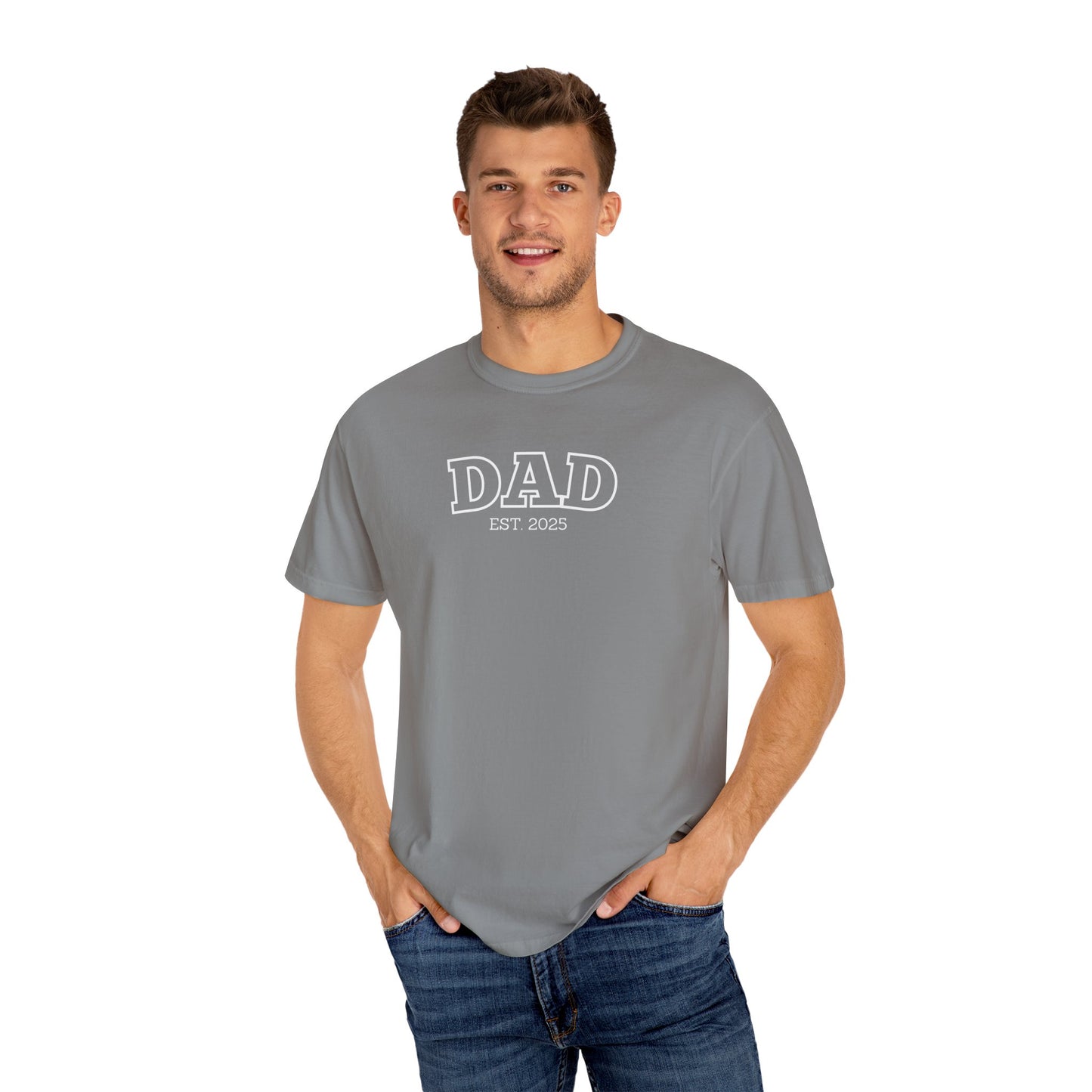 Personalized Dad T-Shirt - White Logo