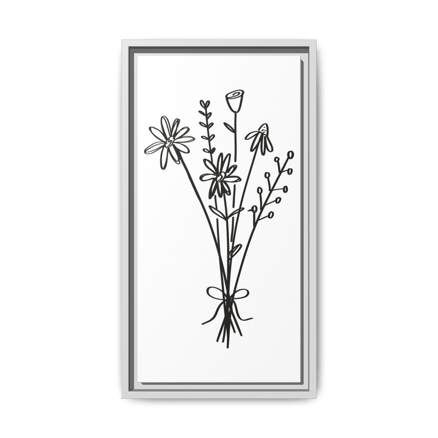 Framed Flower Canvas