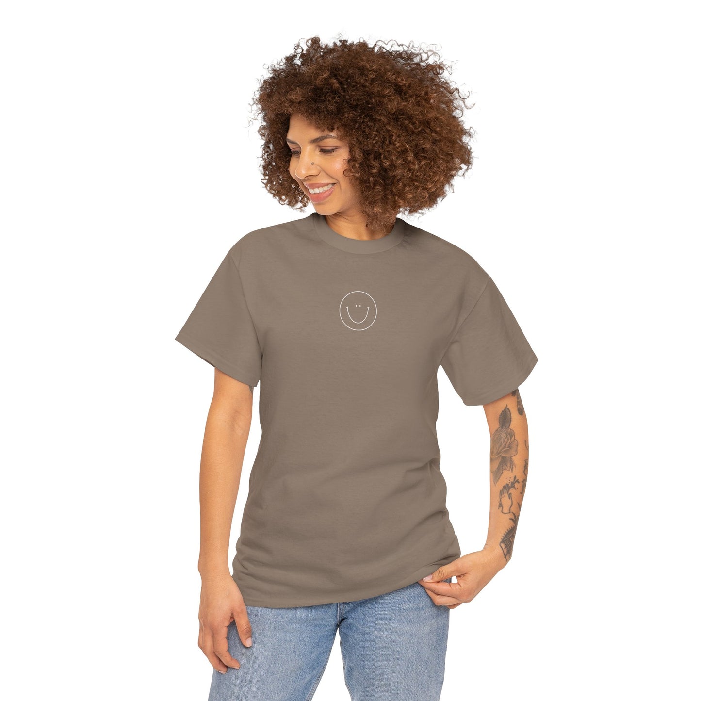 Smiley Tee (White Logo)