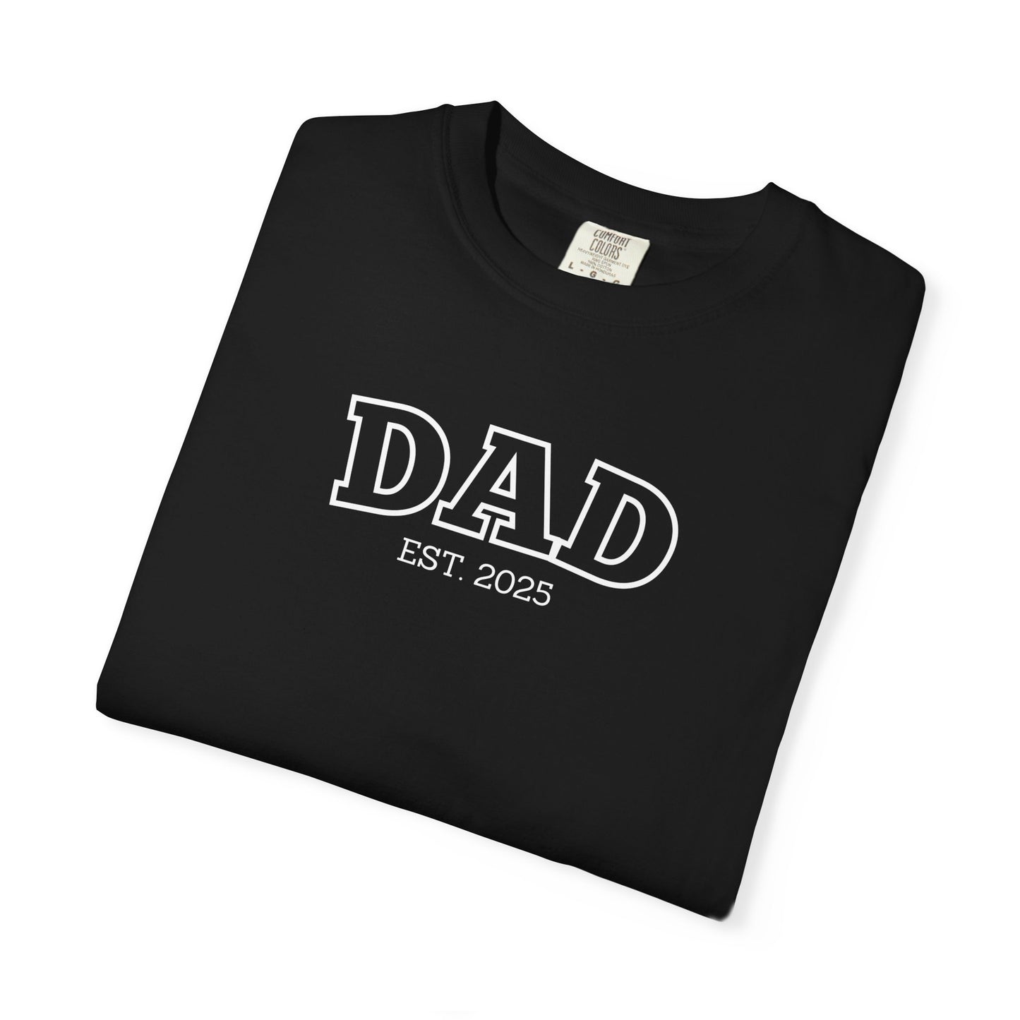 Personalized Dad T-Shirt - White Logo