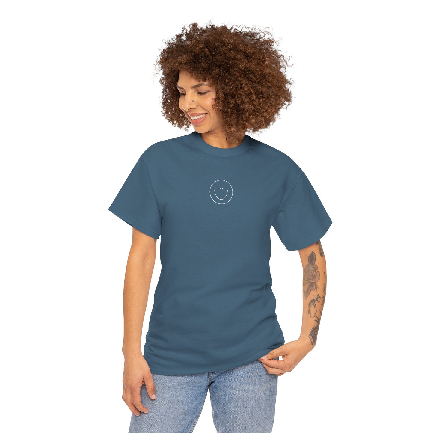 Smiley Tee (White Logo)
