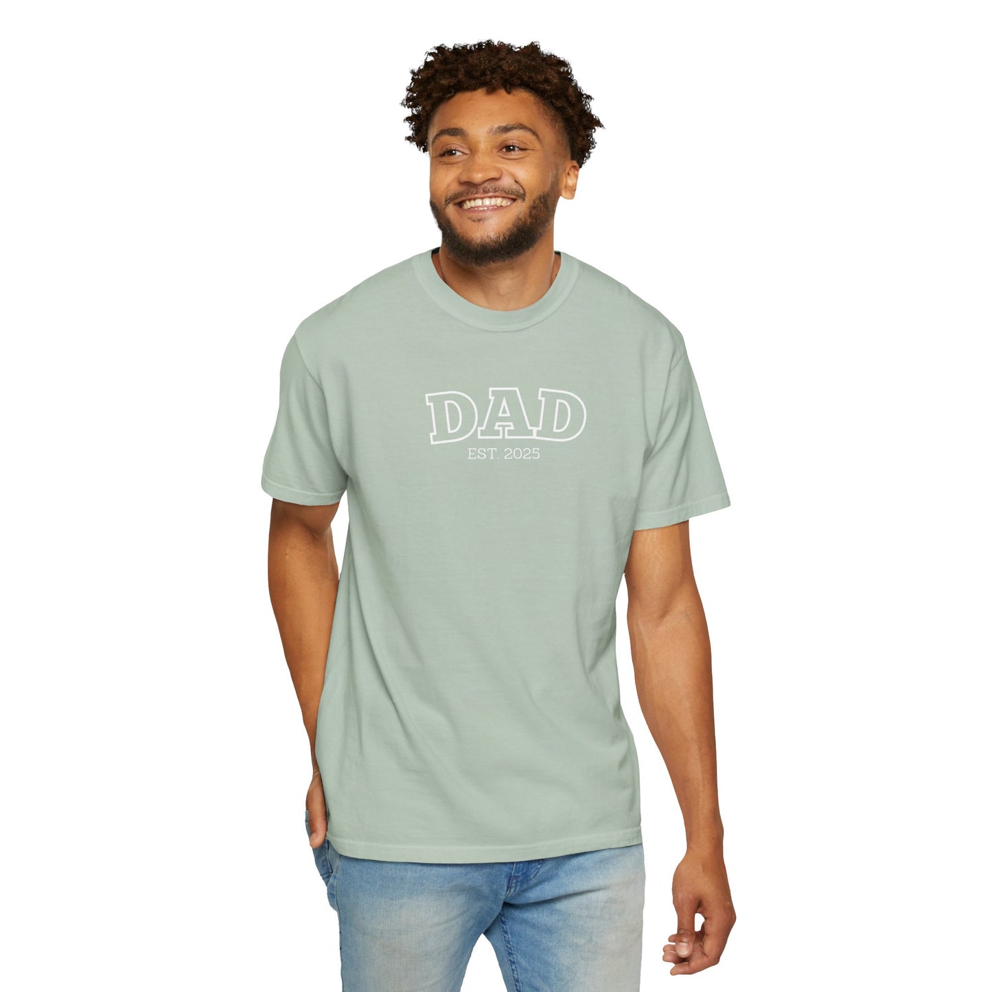 Personalized Dad T-Shirt - White Logo