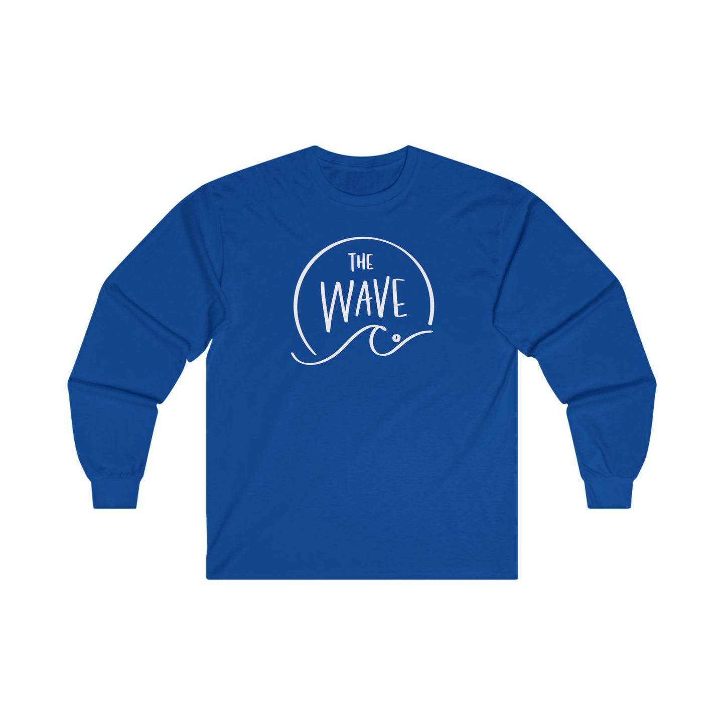 The Wave Co - Long Sleeve Tee (White Logo)