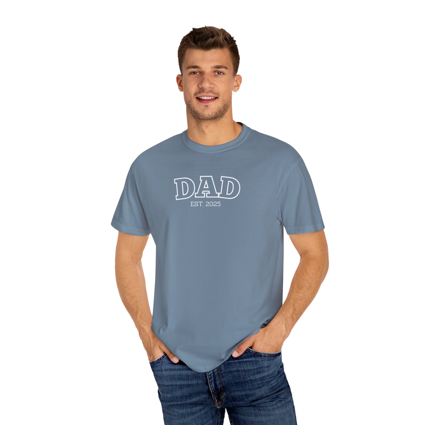 Personalized Dad T-Shirt - White Logo