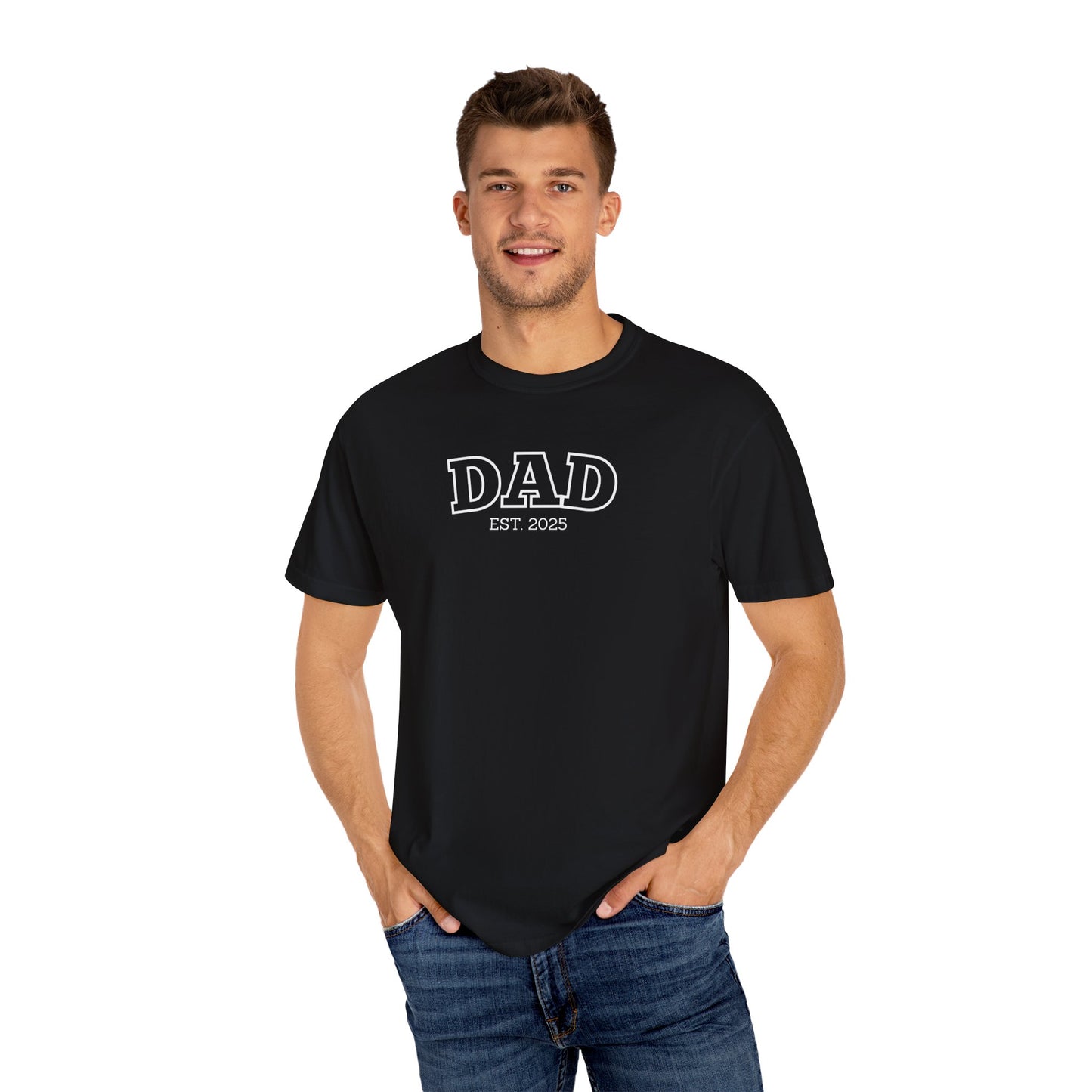 Personalized Dad T-Shirt - White Logo