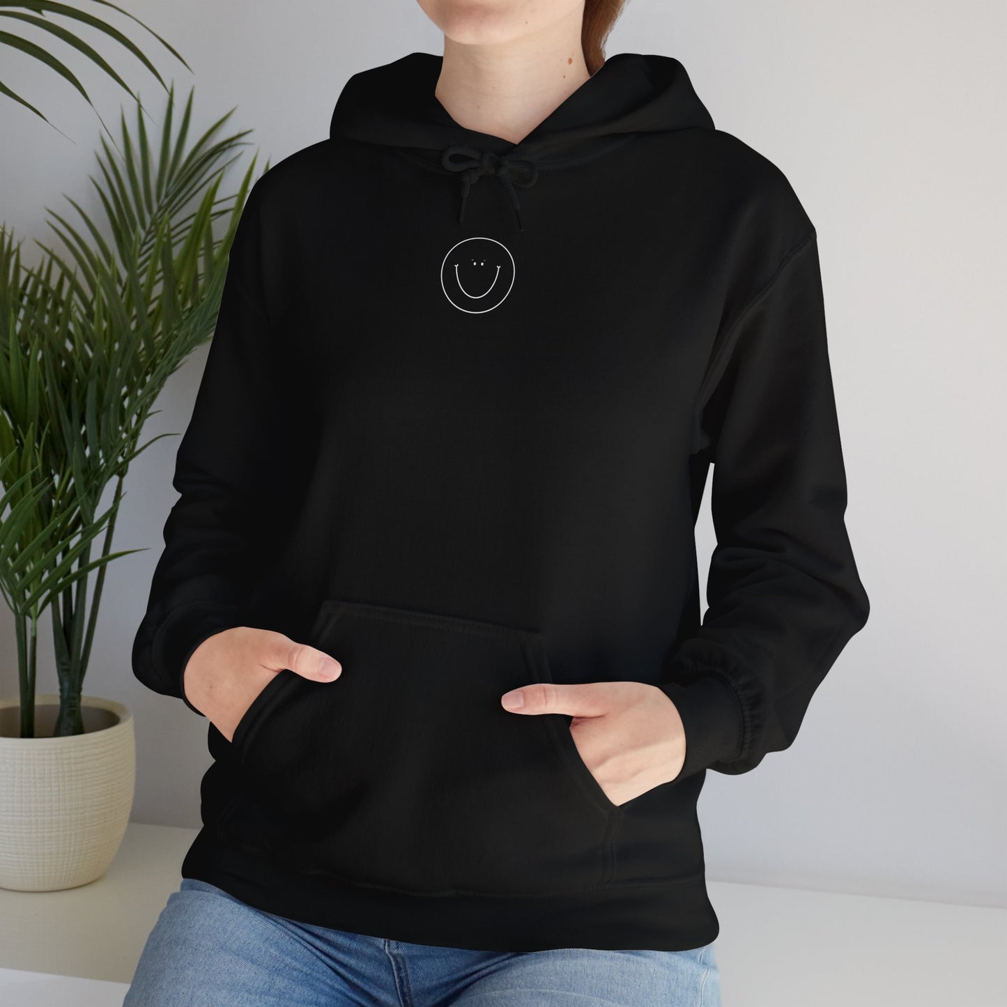 Smiley Hoodie (White Logo)