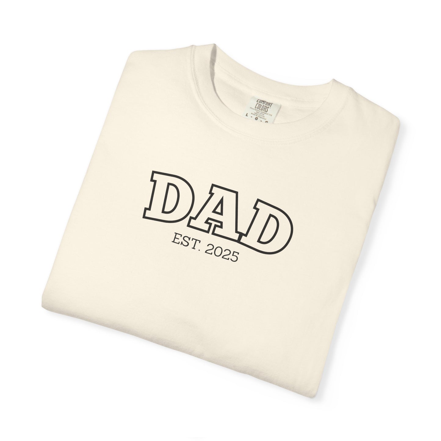 Personalized Dad T-Shirt - Black Logo