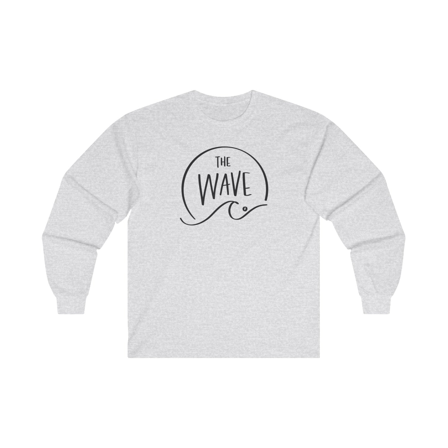 The Wave Co - Long Sleeve Tee (Black Logo)