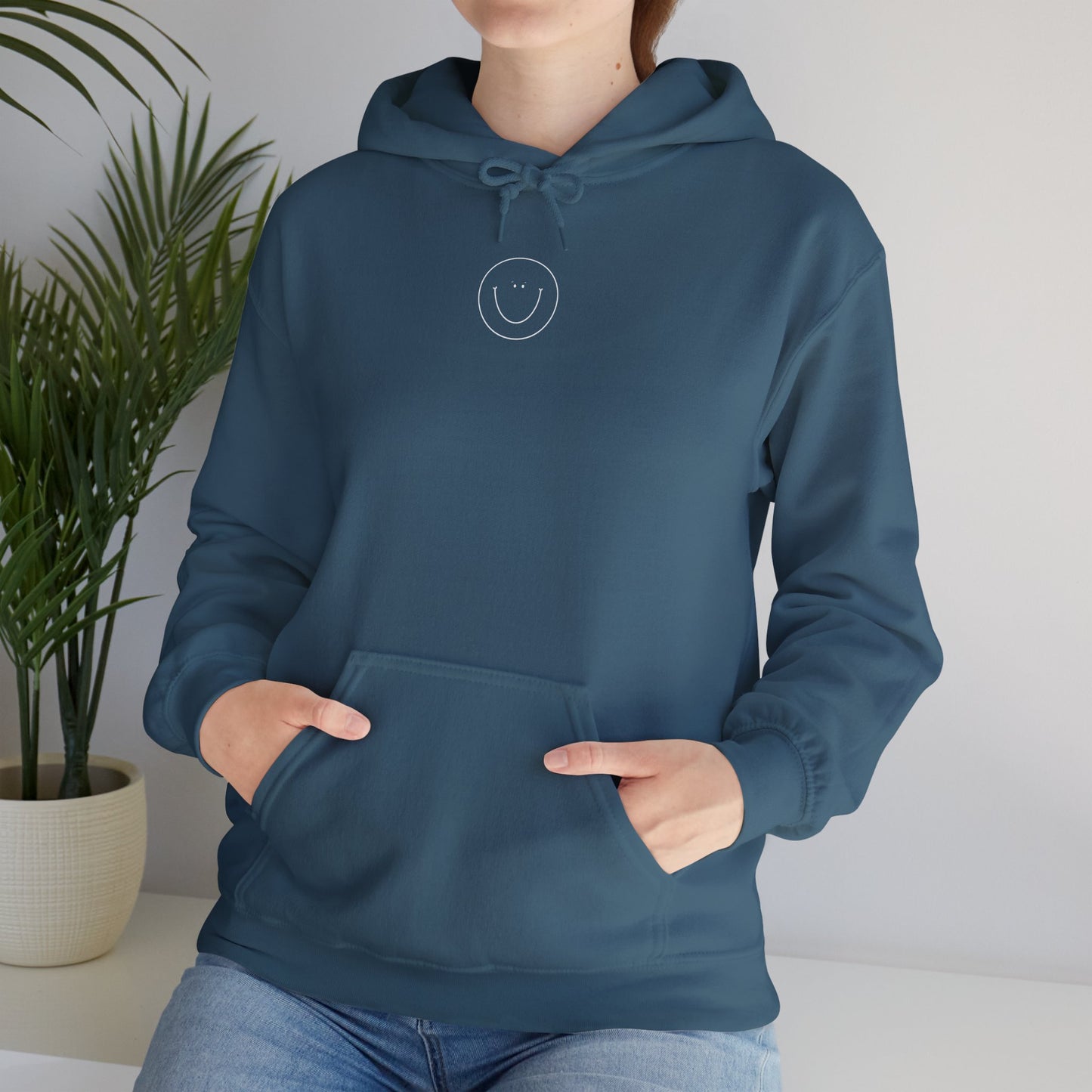 Smiley Hoodie (White Logo)
