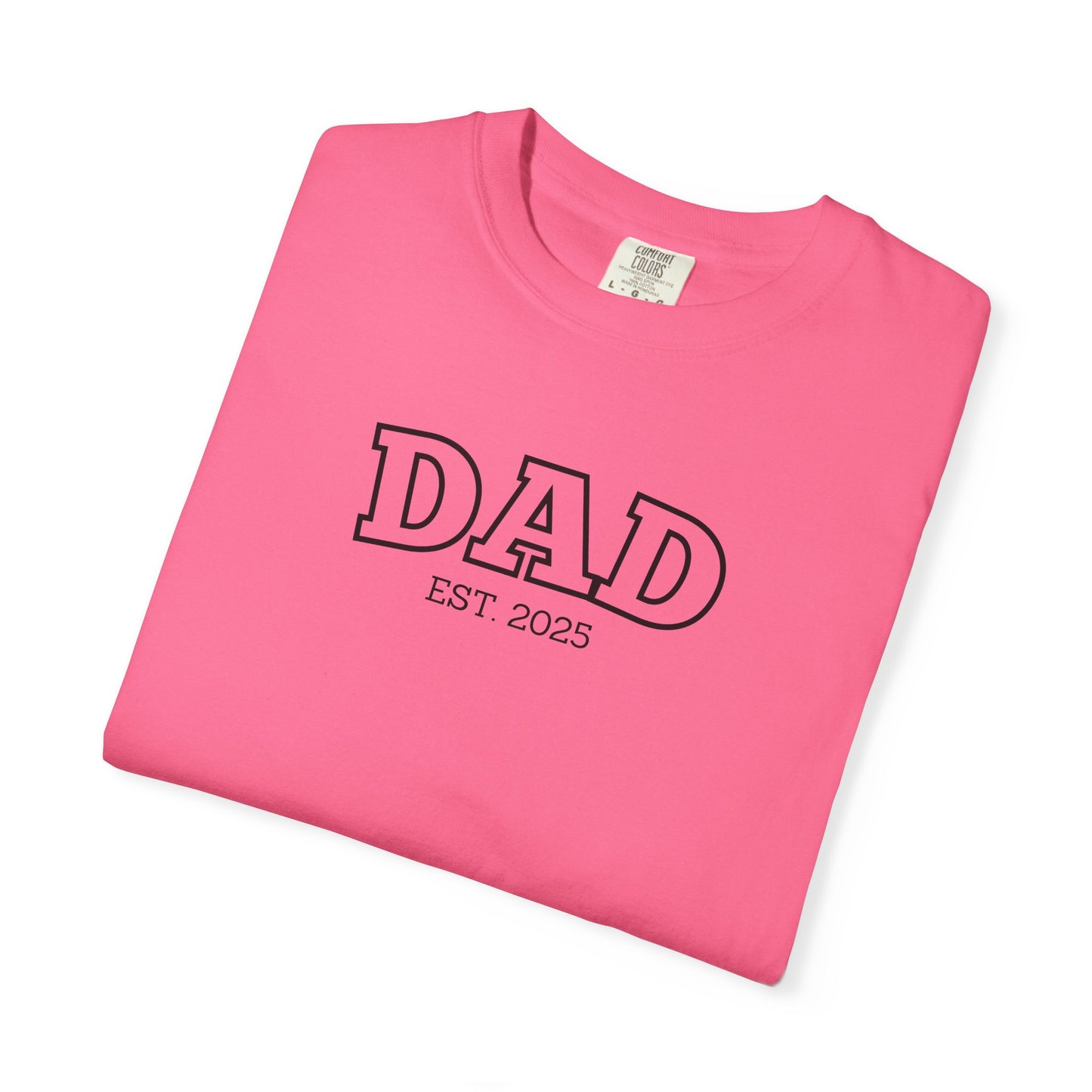 Personalized Dad T-Shirt - Black Logo