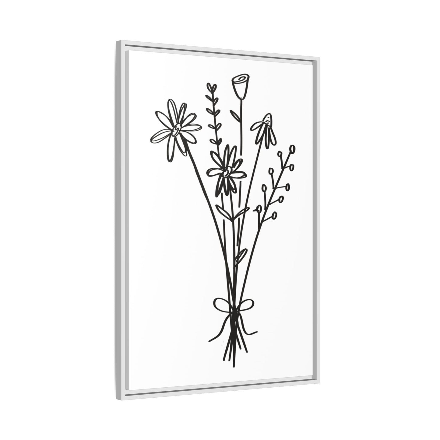 Framed Flower Canvas