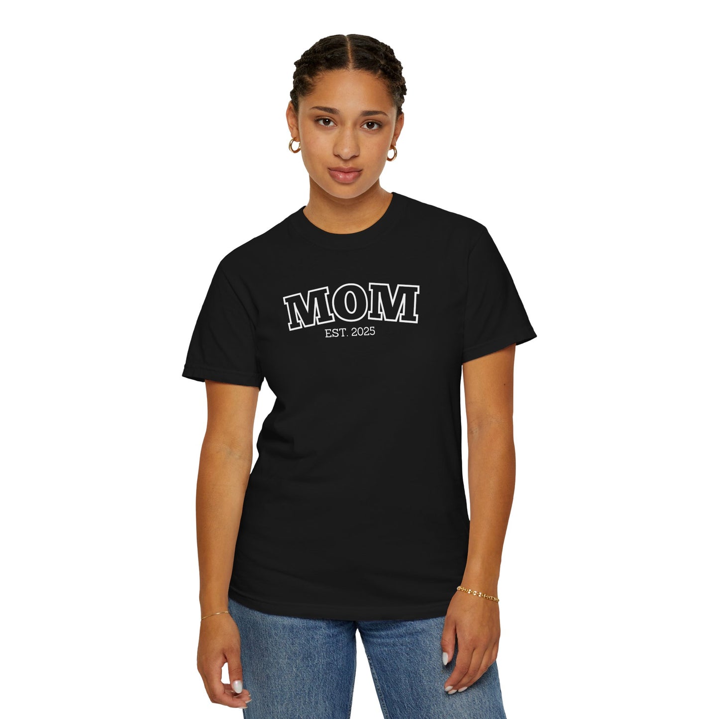 Personalized Mom T-shirt - White Logo