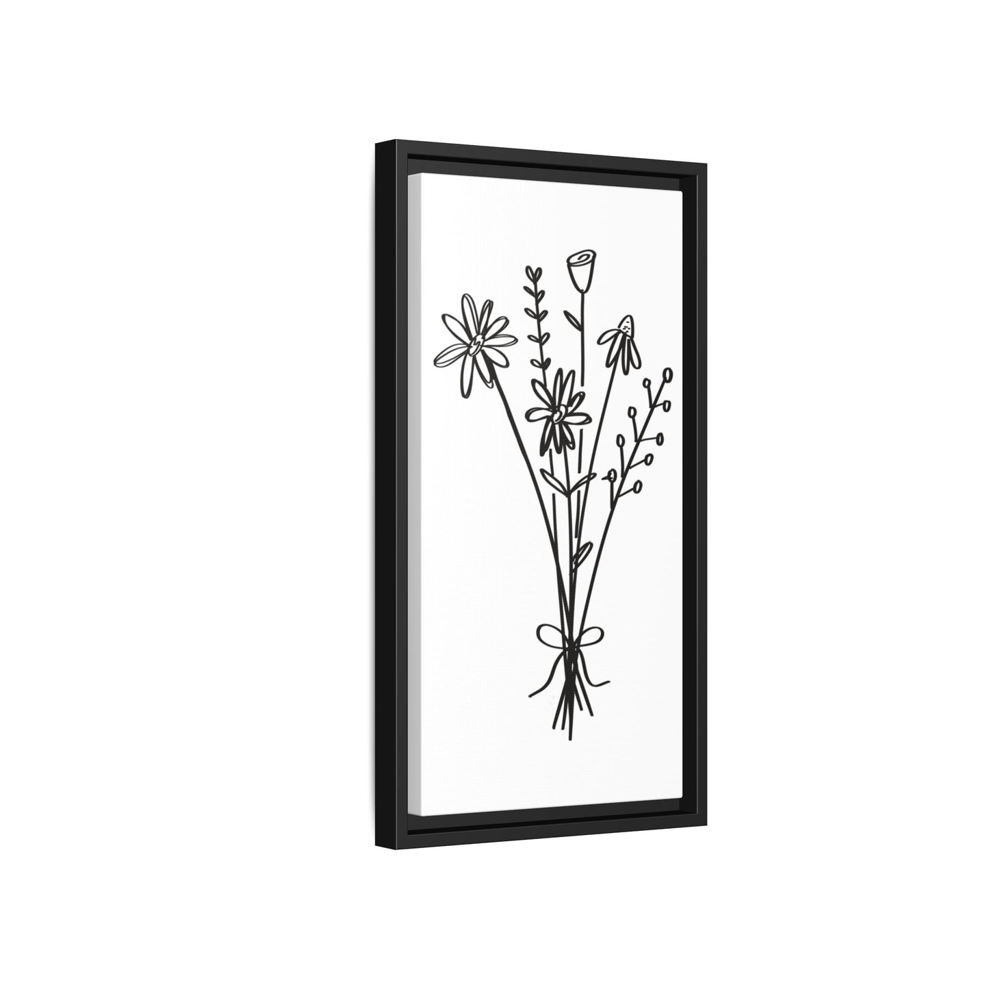 Framed Flower Canvas
