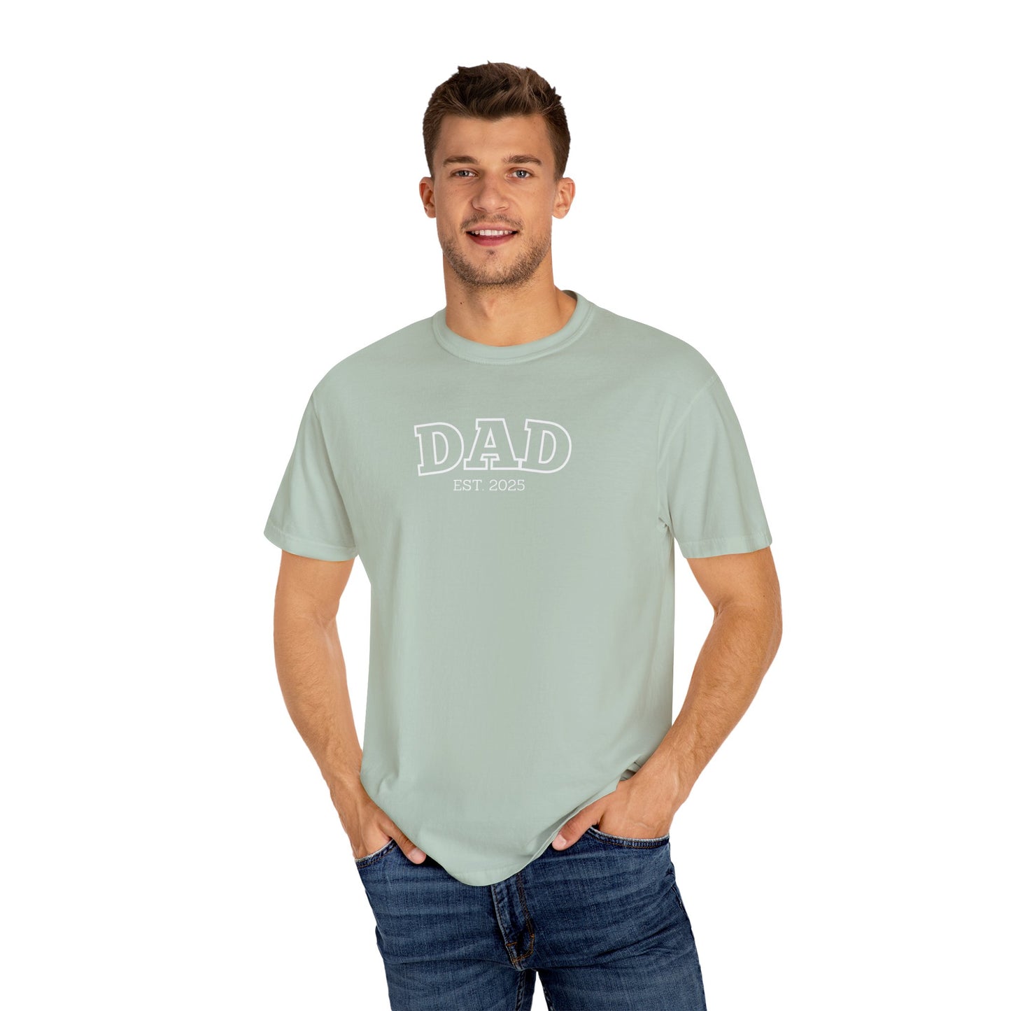 Personalized Dad T-Shirt - White Logo