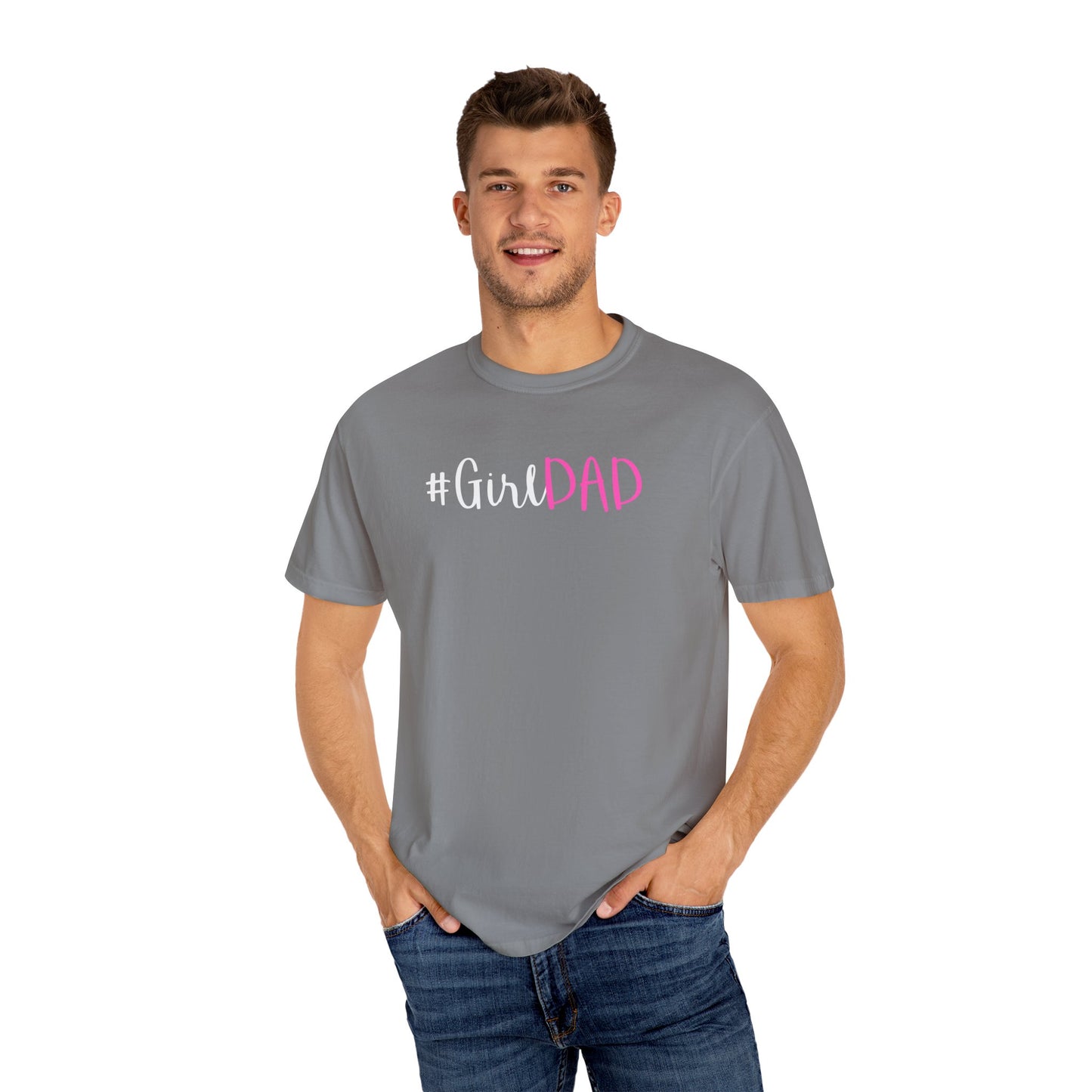 #GirlDad T-shirt - White Logo