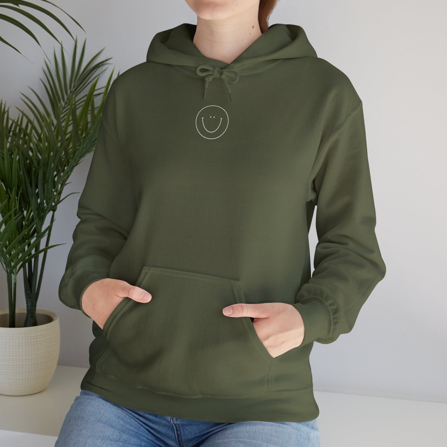 Smiley Hoodie (White Logo)