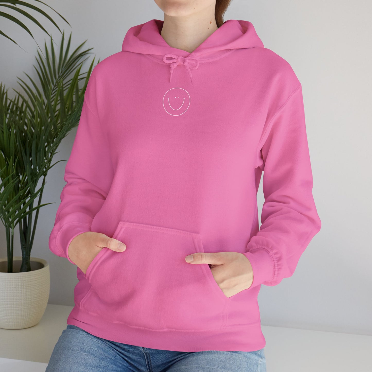 Smiley Hoodie (White Logo)