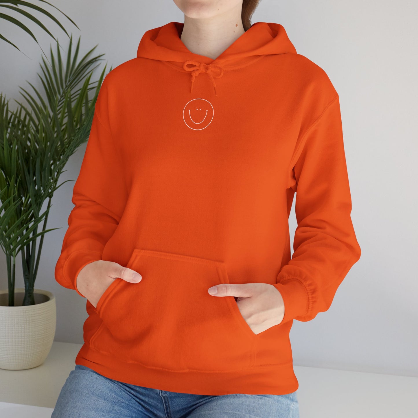 Smiley Hoodie (White Logo)