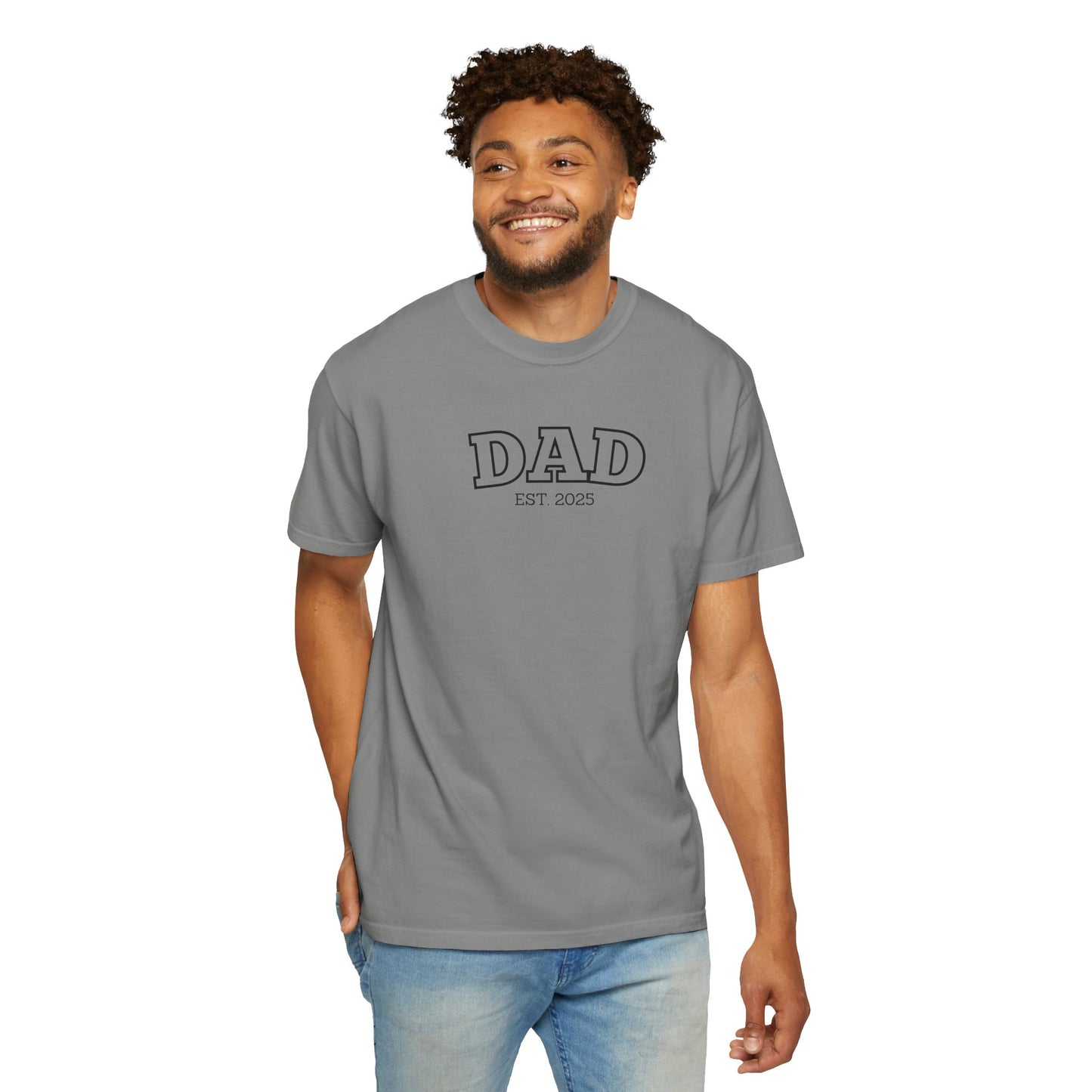 Personalized Dad T-Shirt - Black Logo