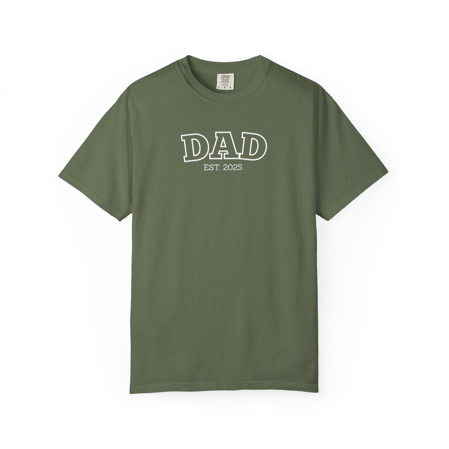 Personalized Dad T-Shirt - White Logo