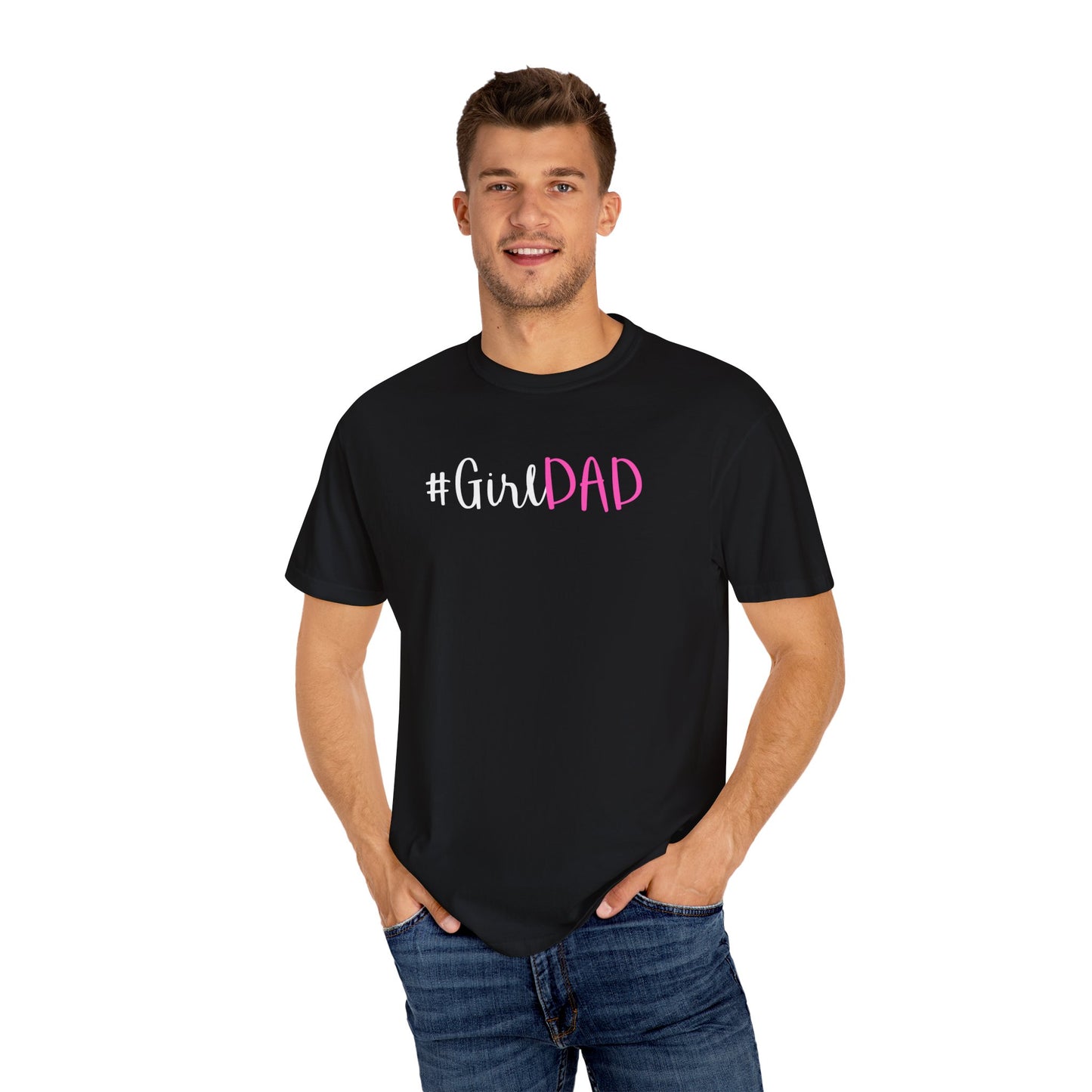 #GirlDad T-shirt - White Logo