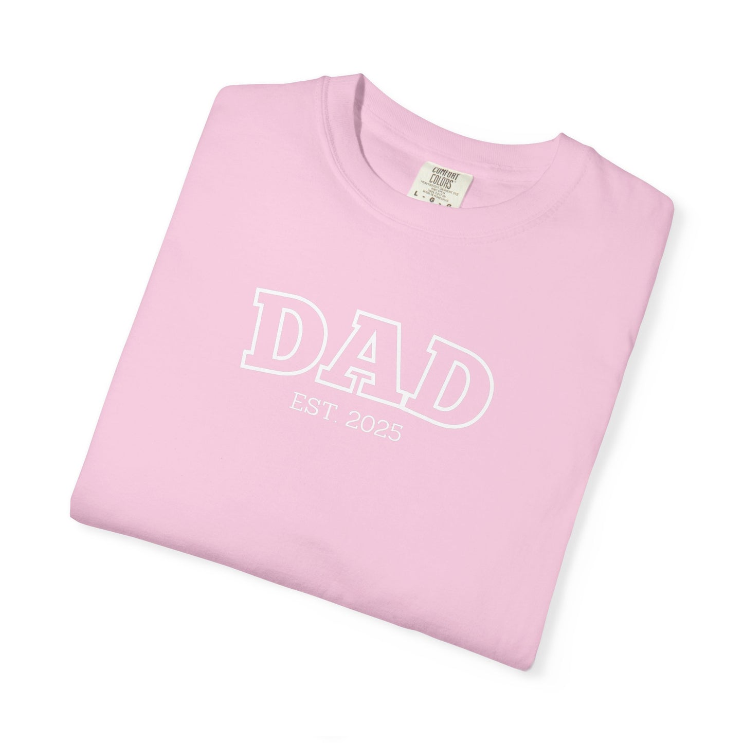 Personalized Dad T-Shirt - White Logo