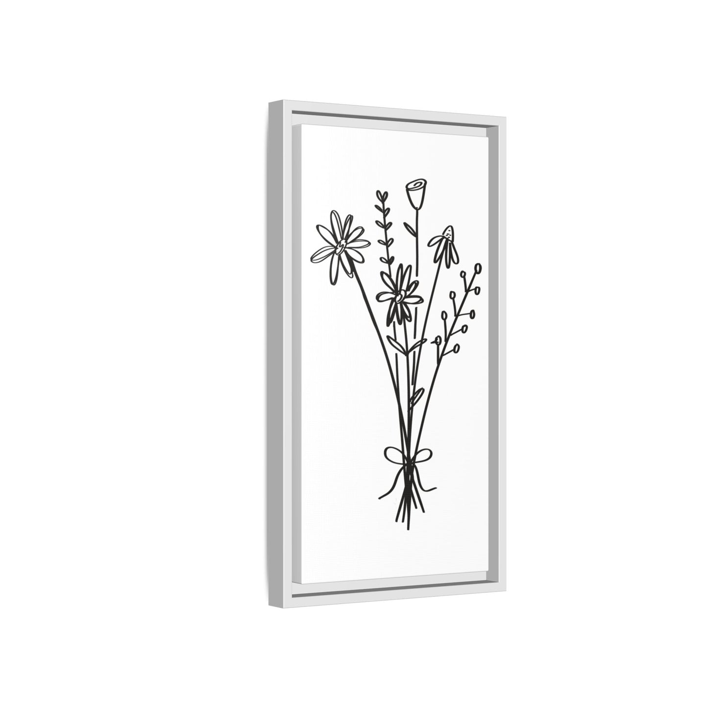 Framed Flower Canvas