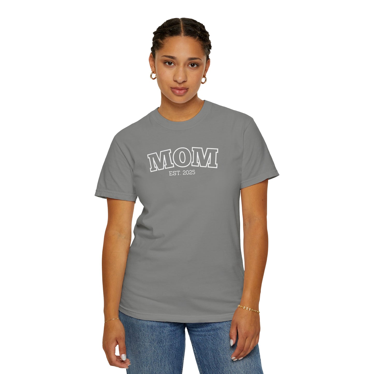 Personalized Mom T-shirt - White Logo