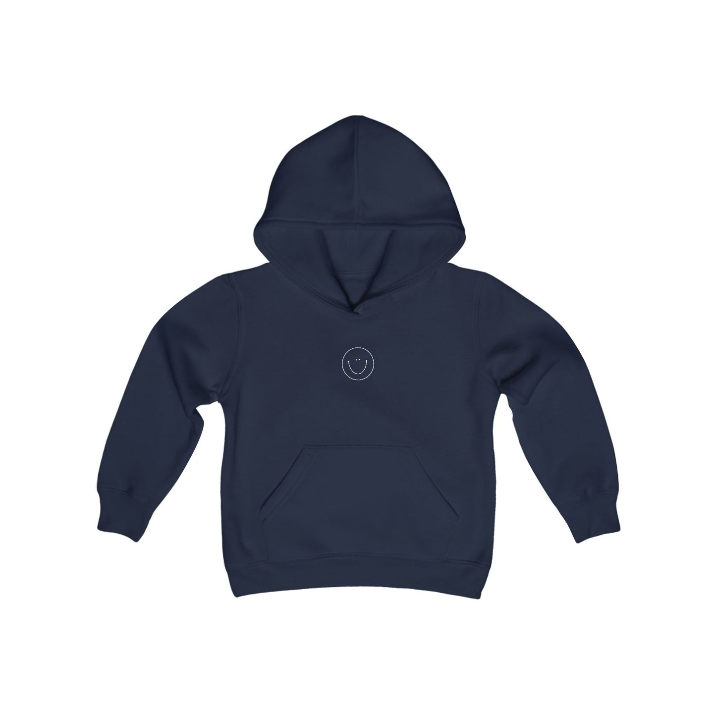 Youth Smiley Hoodie (White Logo)