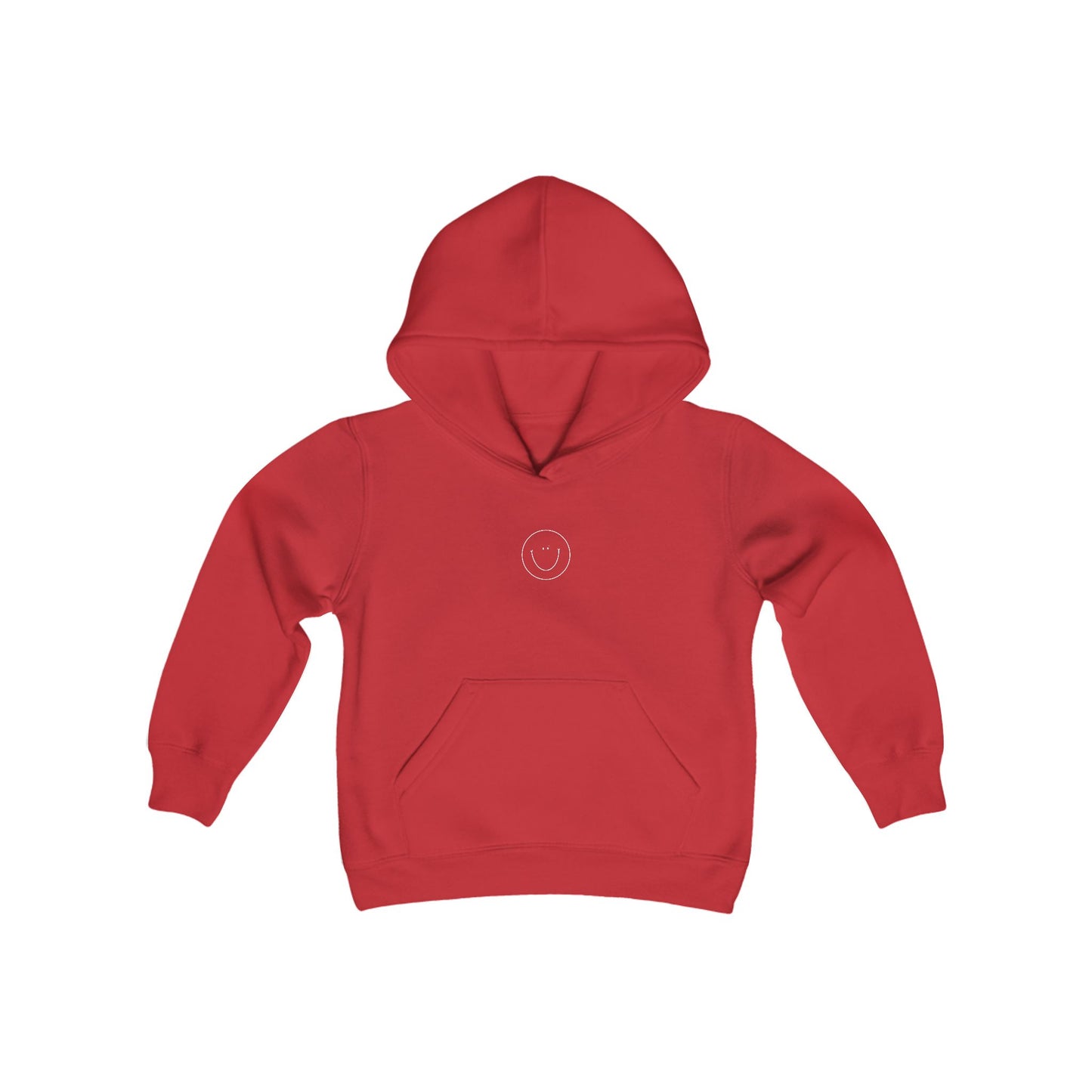 Youth Smiley Hoodie (White Logo)