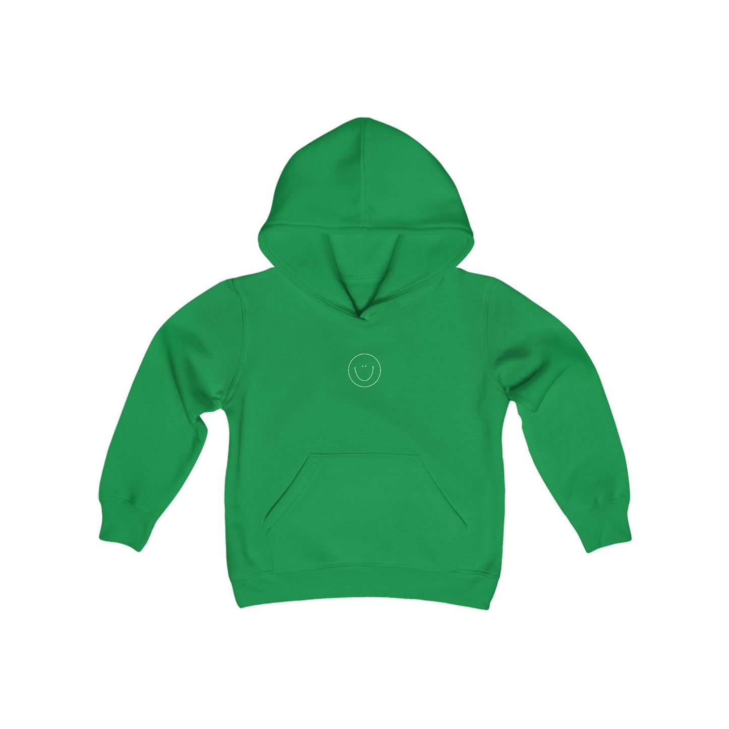Youth Smiley Hoodie (White Logo)